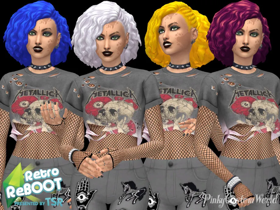 Retro ReBoot Bonus retexture of Anjela hair by FeralPoodles