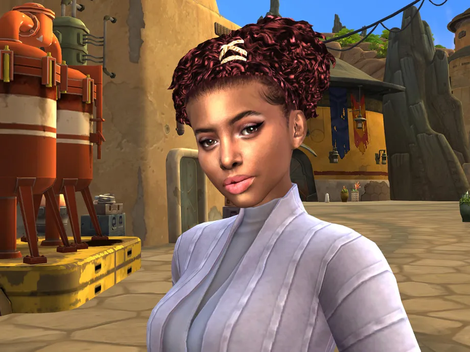 Tight Curls Updo Revamped - Base Compatible