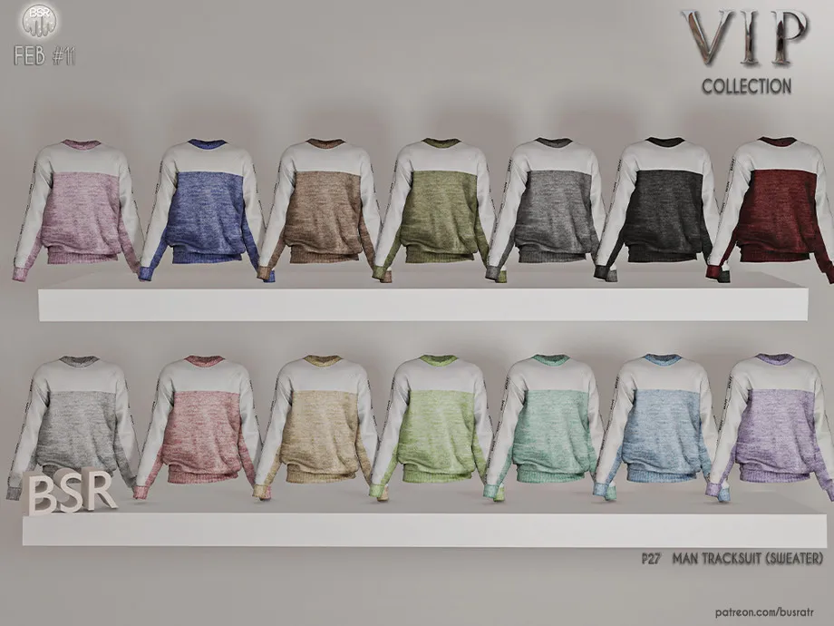 [PATREON]  (Early Access) Man Tracksuit (SWEATER) P27