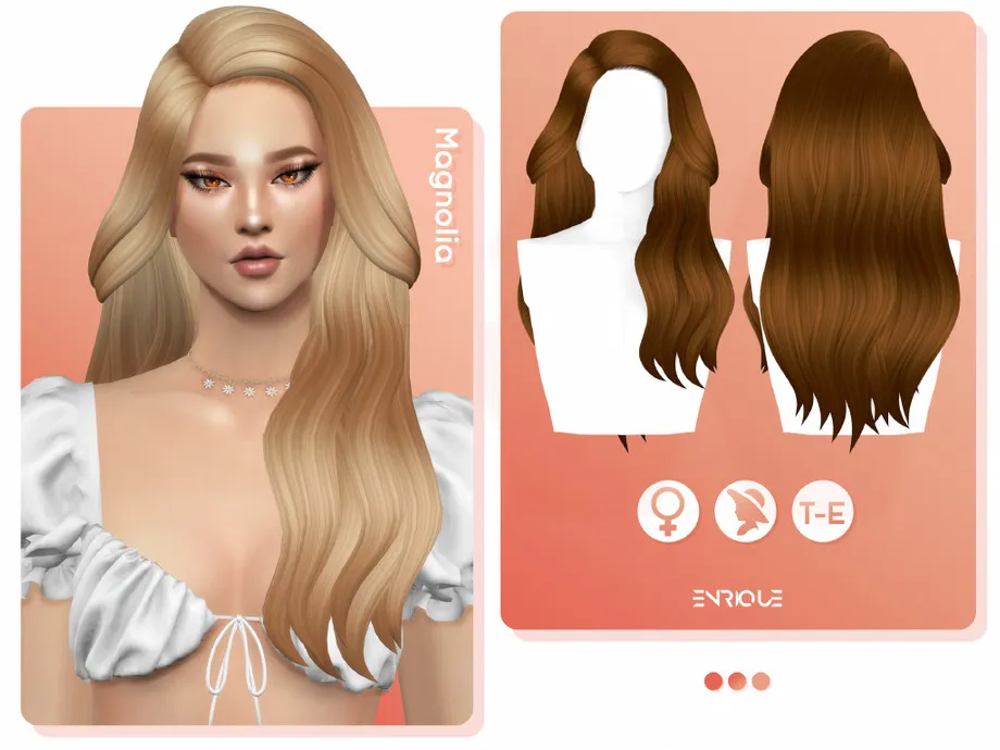 Magnolia Hairstyle (Patreon EA)
