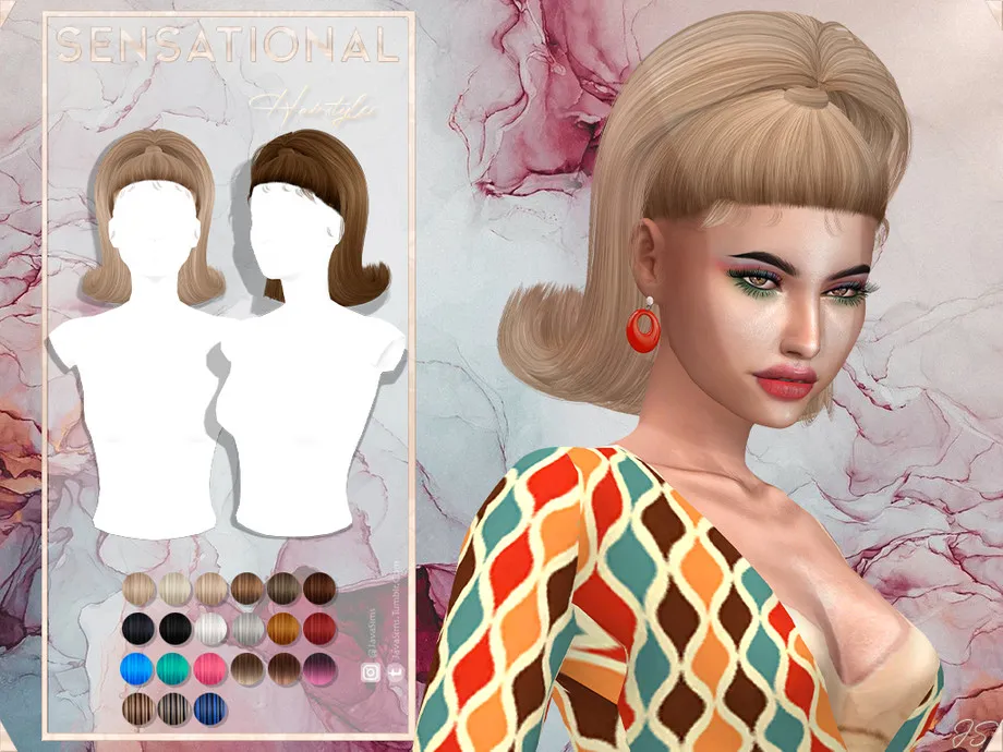 Retro ReBOOT- JavaSims- Sensational (Hairstyle)