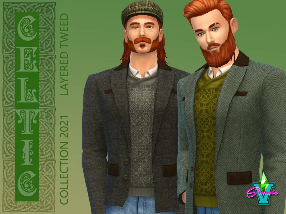 SimmieV Celtic Layered Tweed