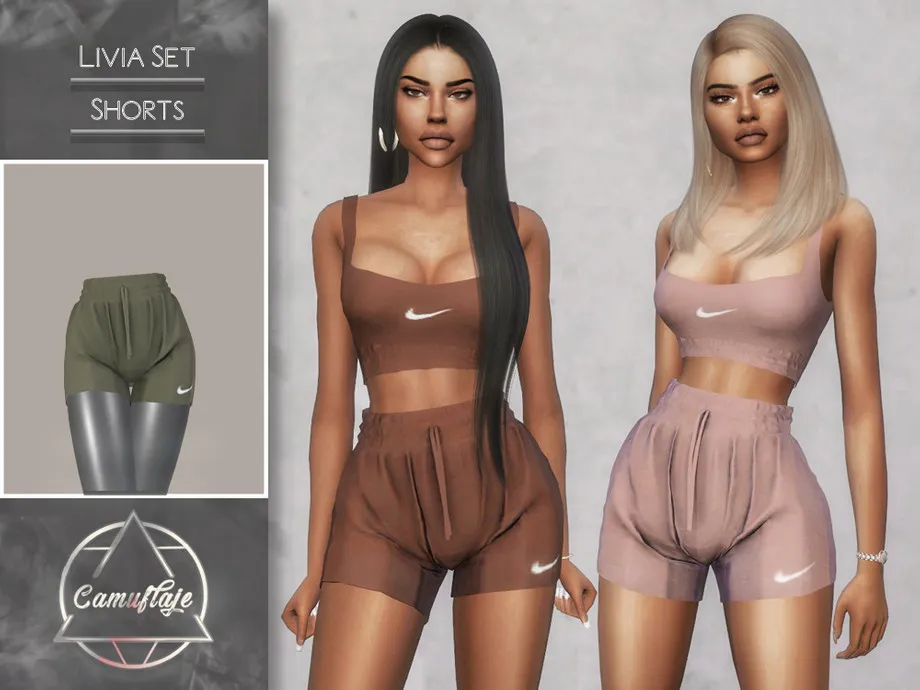 Camuflaje - Livia Set (Shorts)