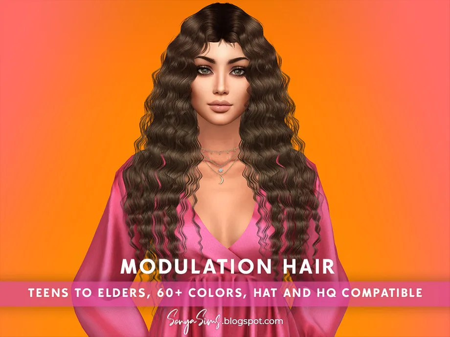 SonyaSims Modulation Hair - Females - Patreon Early Access