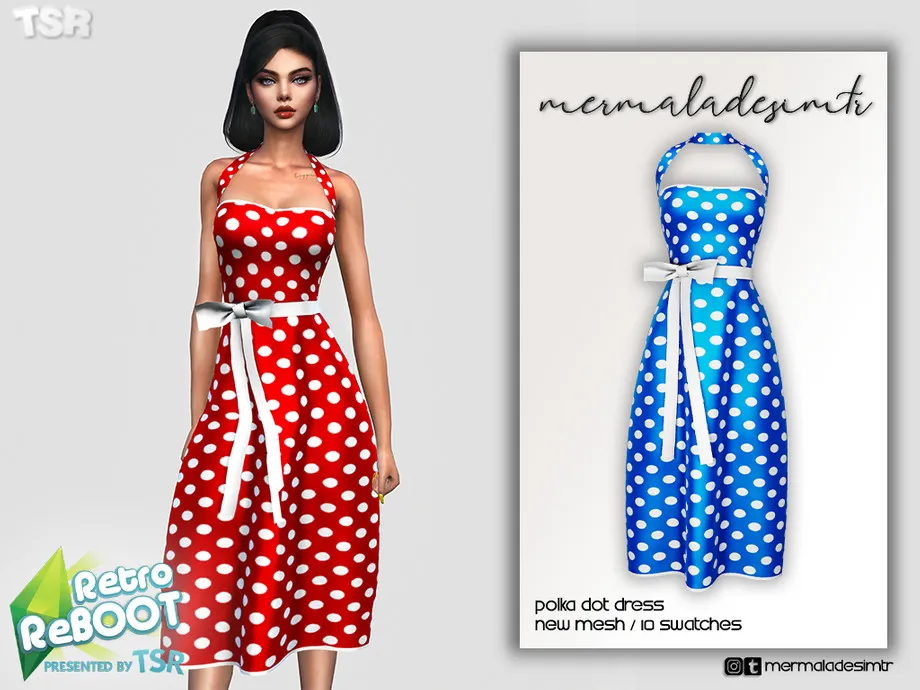 Retro Reboot- Polka Dot Dress