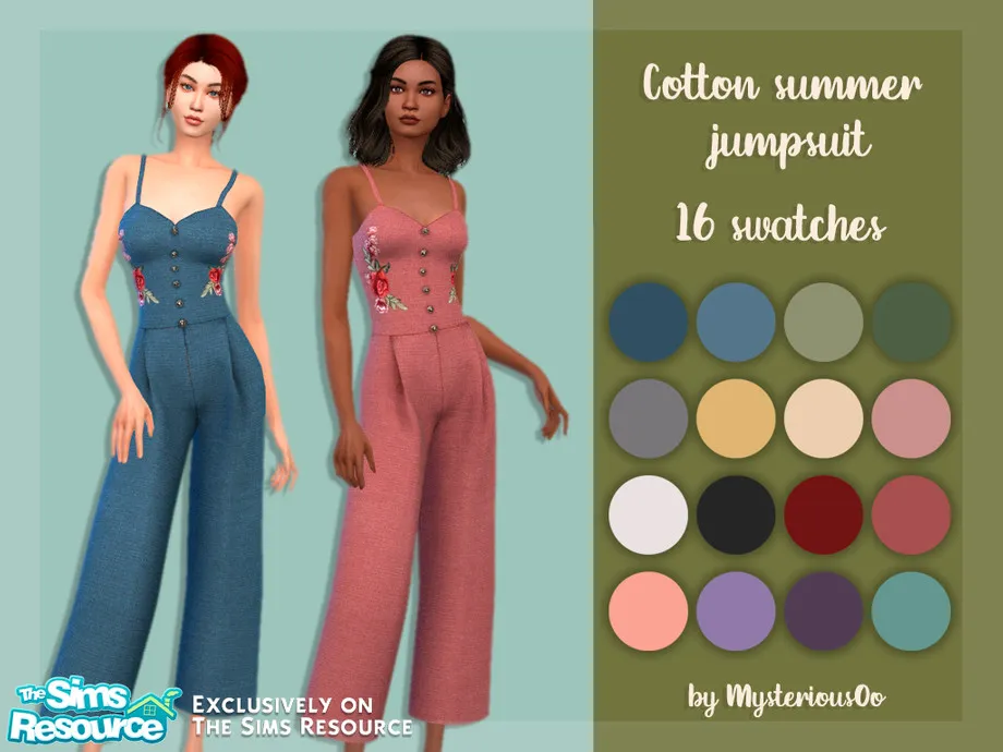 Cotton summer jumpsuit