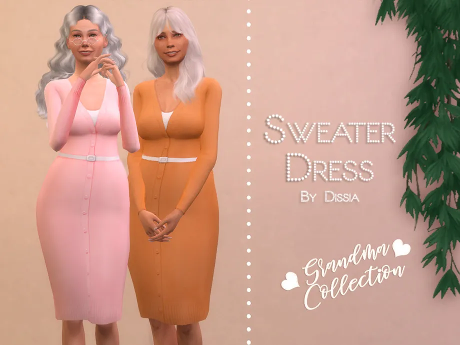 Sweater Dress - Grandma Collection