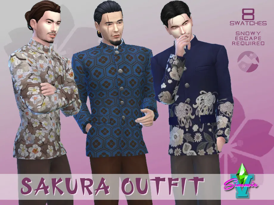 SimmieV Sakura Outfit
