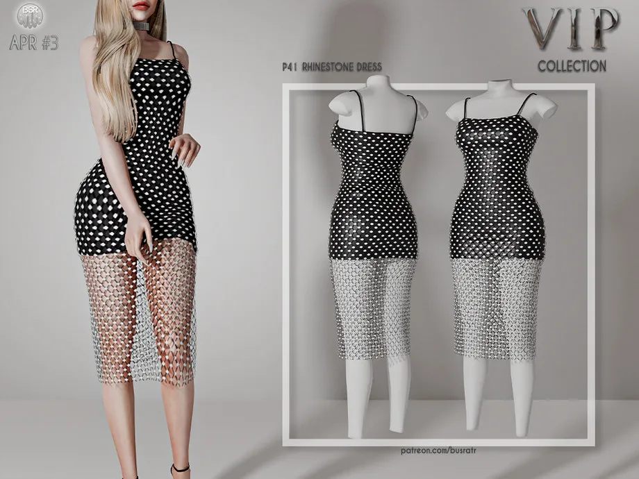 [PATREON]  (Early Access) Rhinestone Dress P41