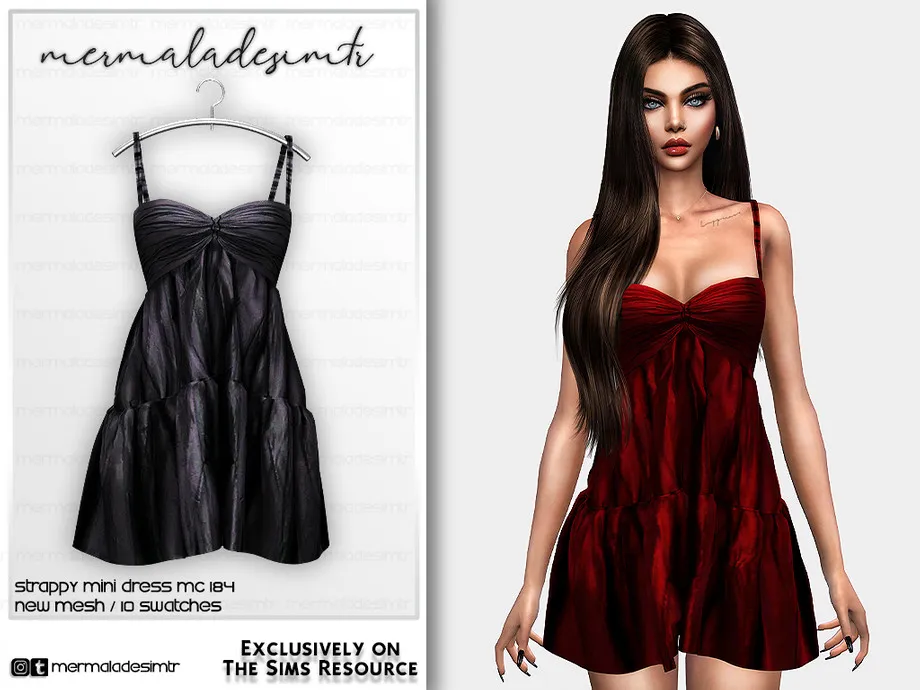 Strappy Mini Dress MC184