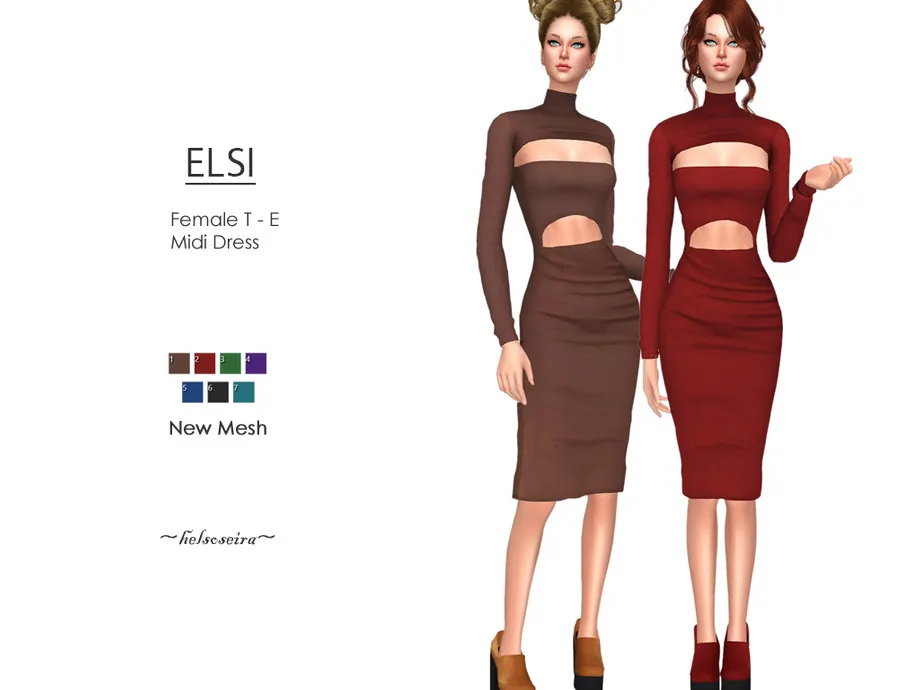 ELSI - Midi Dress