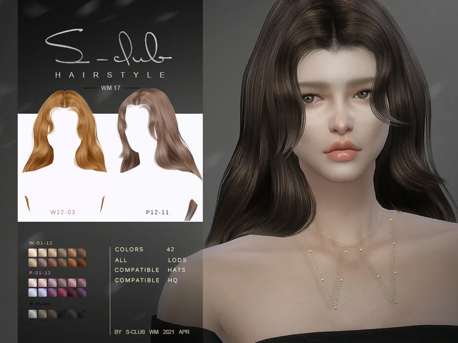 S-Club ts4 WM Hair 202117