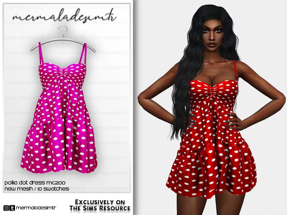Polka Dot Dress MC200