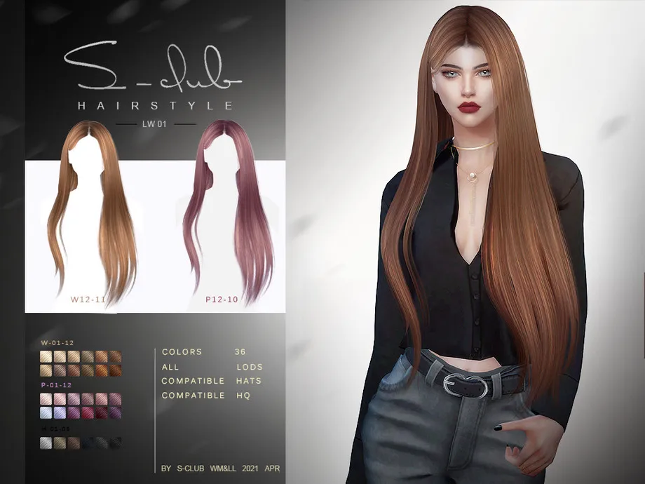 S-Club ts4 LW Hair 202101