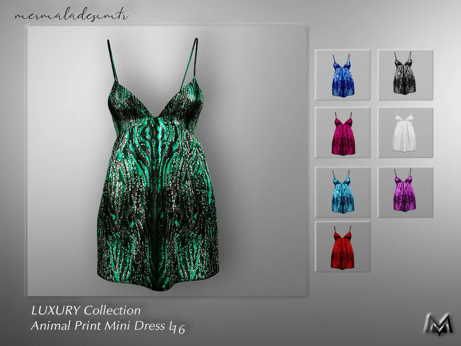 [PATREON] Animal Print Mini Dress
