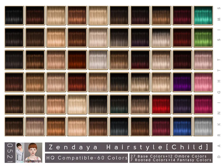 Zendaya Hairstyle [Child]