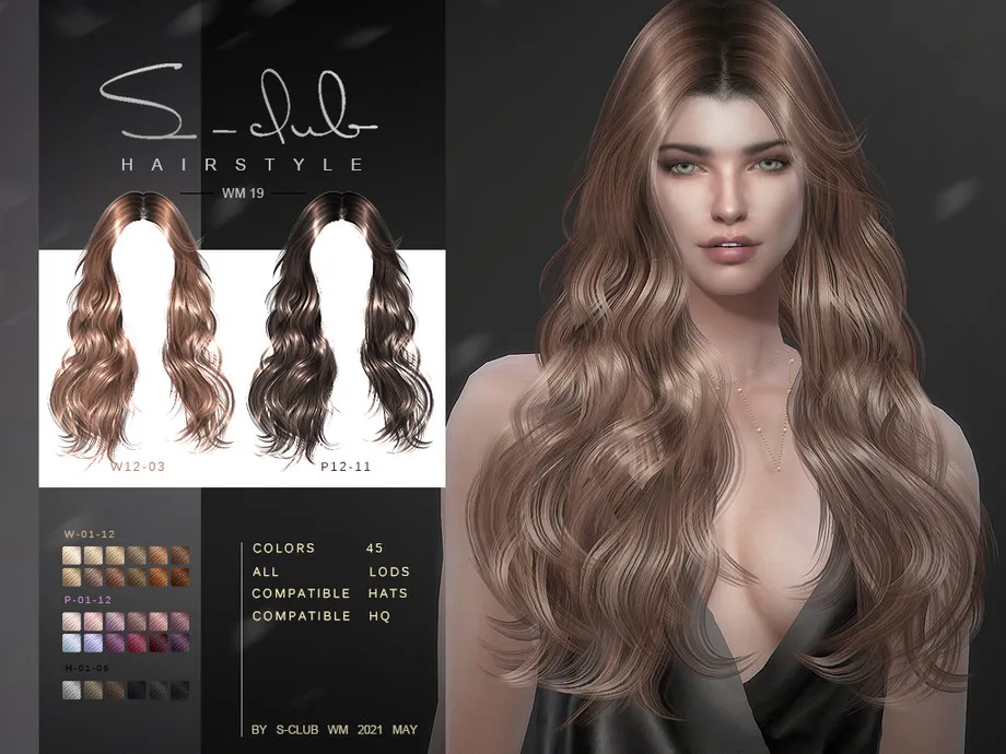 S-Club ts4 WM Hair 202119