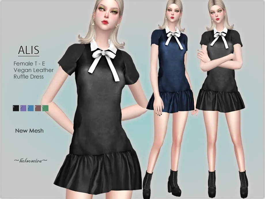 ALIS - Bow Mini Dress