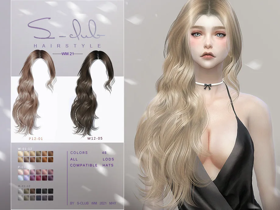 S-Club ts4 WM Hair 202121