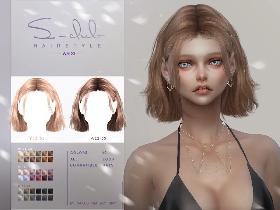 S-Club ts4 WM Hair 202123