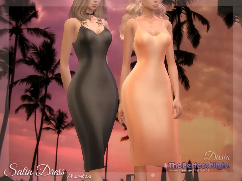 The Perfect Night - Satin Dress