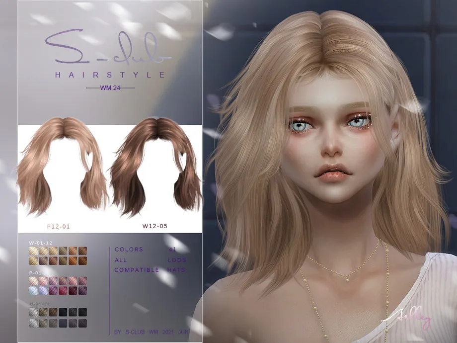 S-Club ts4 WM Hair 202124