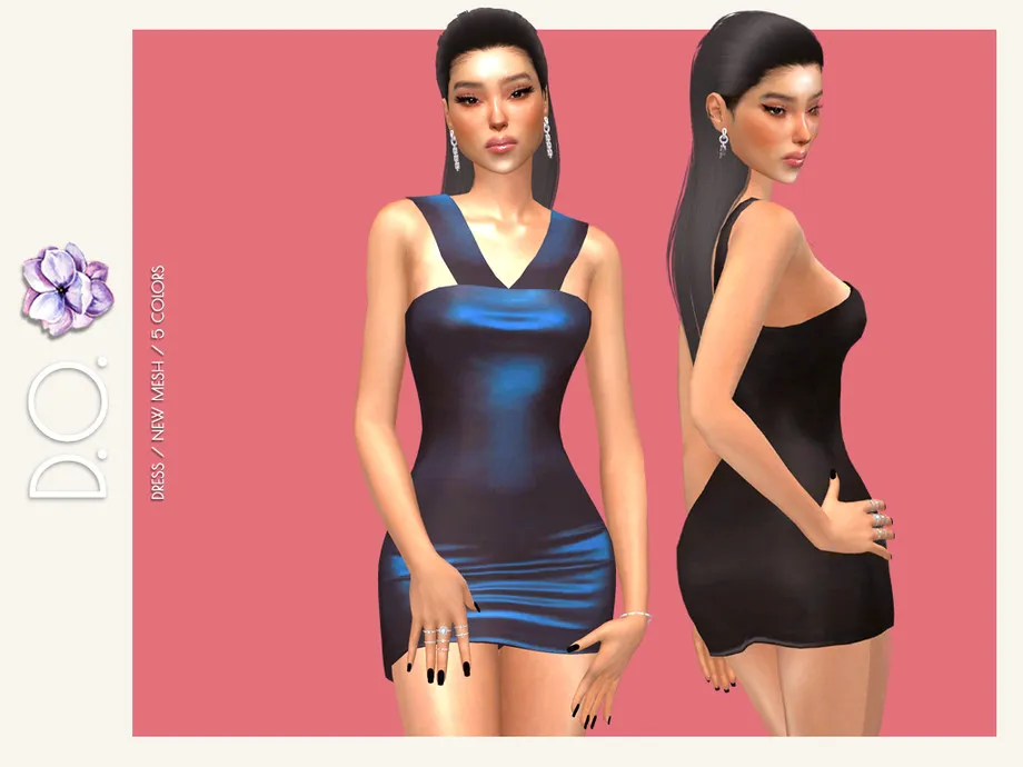 Leather Mini Dress DO121