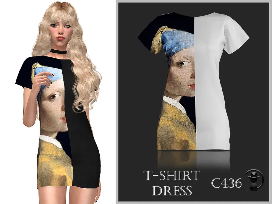 T-shirt Dress C436