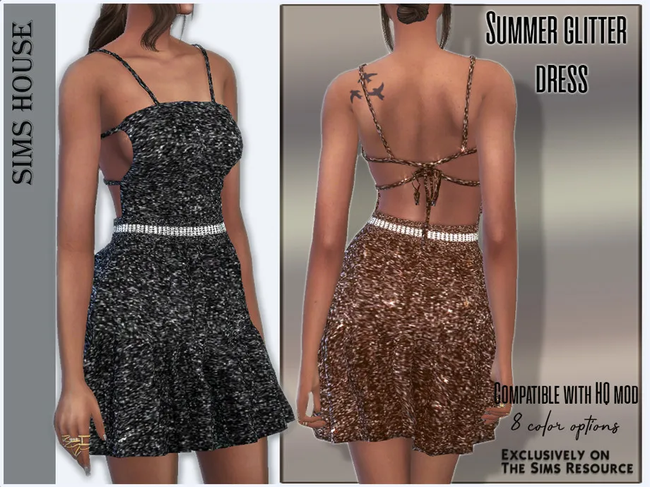 Summer glitter dress