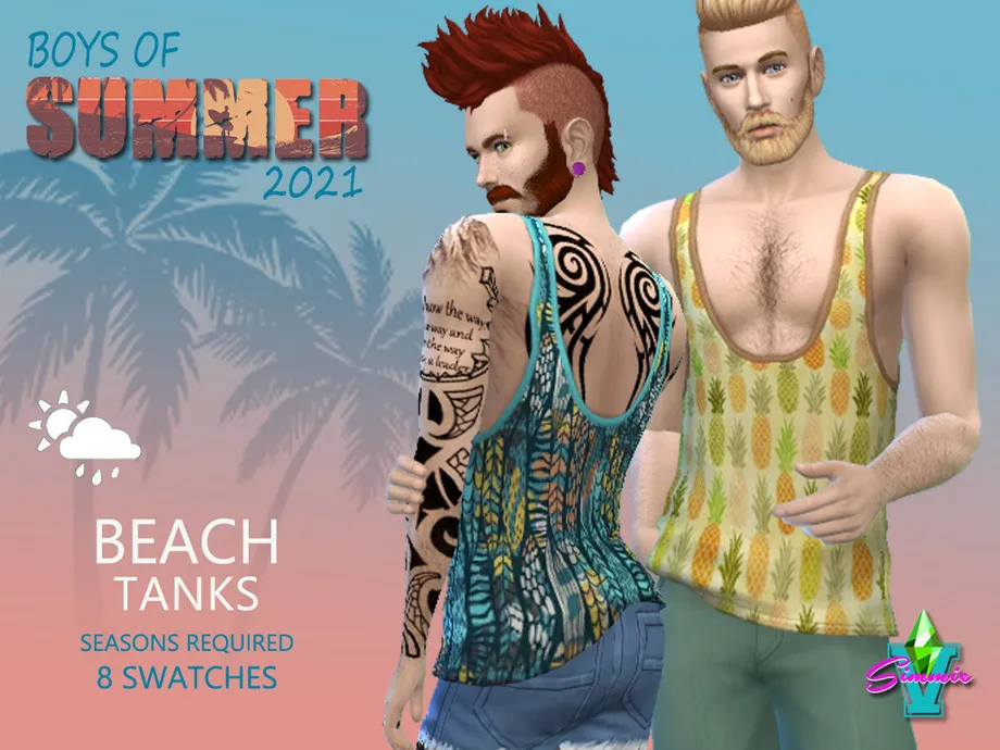 SimmieV BoS Beach Loose Tank