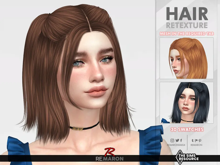 Abbey Hair Retexture Mesh Needed