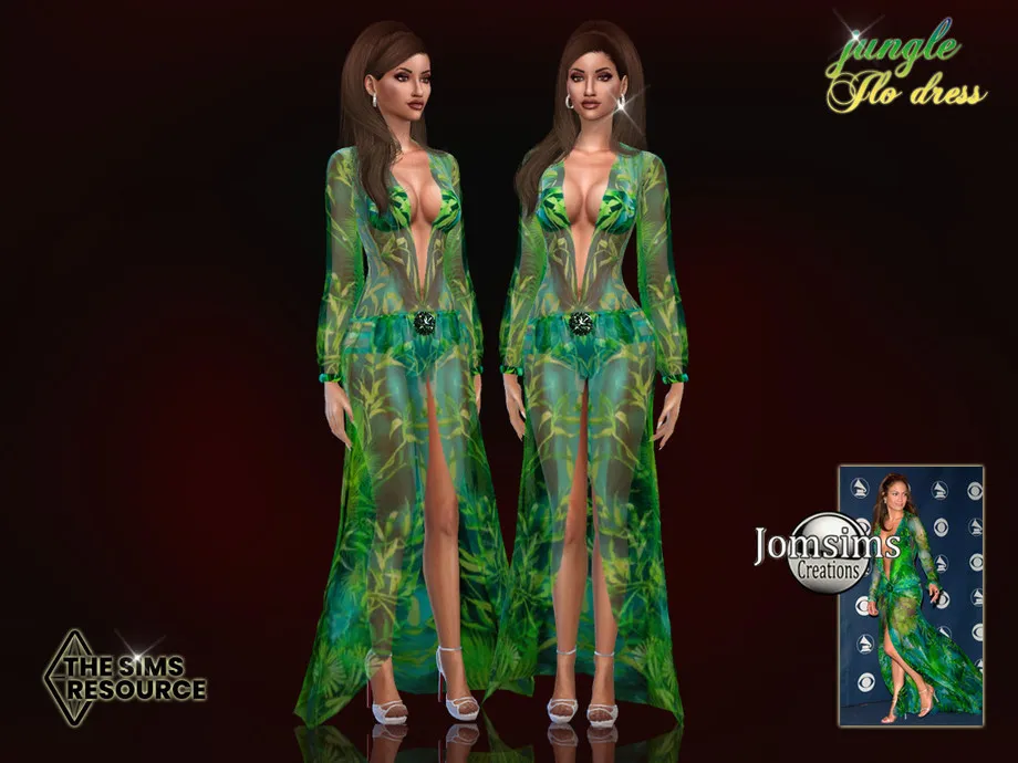 jungle Jlo dress