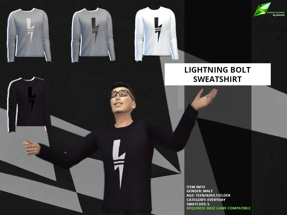 Lightning Bolt Sweatshirt