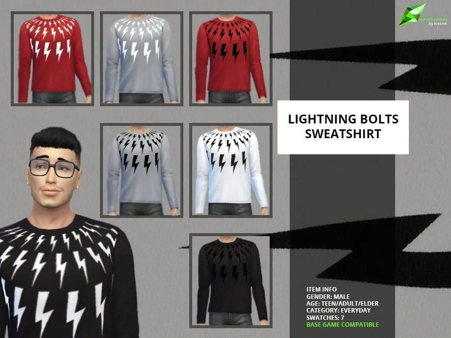 Lightning Bolts Sweatshirt
