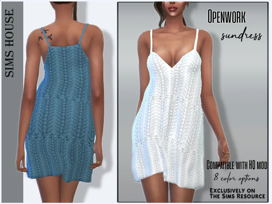 Openwork sundress