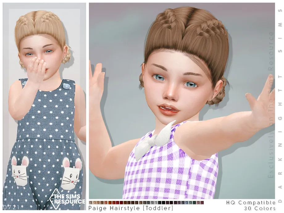 Paige Hairstyle [Toddler]