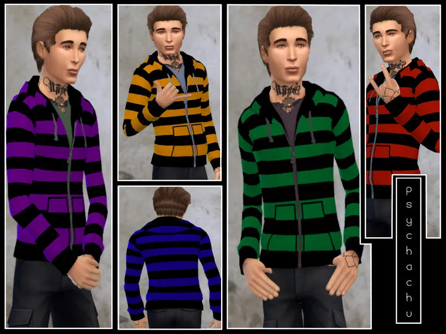 Male Hoodie Pt 2 - Dark