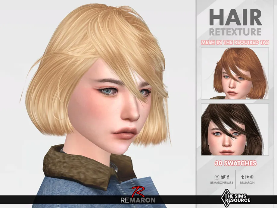 Cosima Hair Retexture Mesh Needed