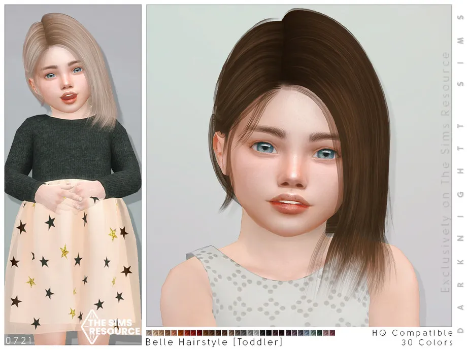 Belle Hairstyle [Toddler]