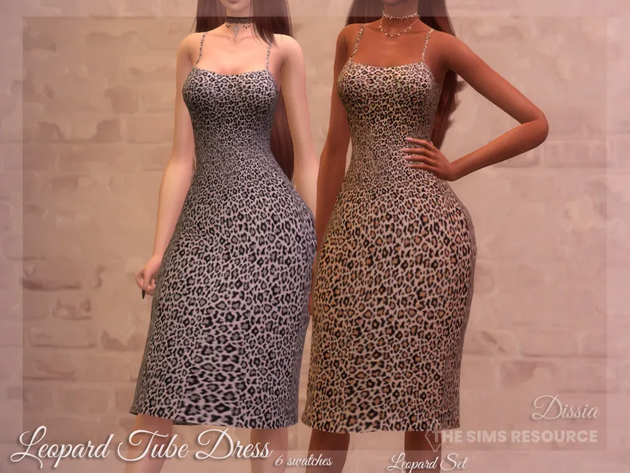 Leopard Tube Dress
