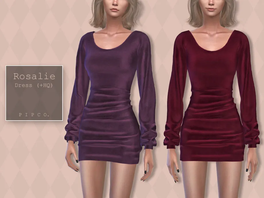 Rosalie Dress (Velvet).