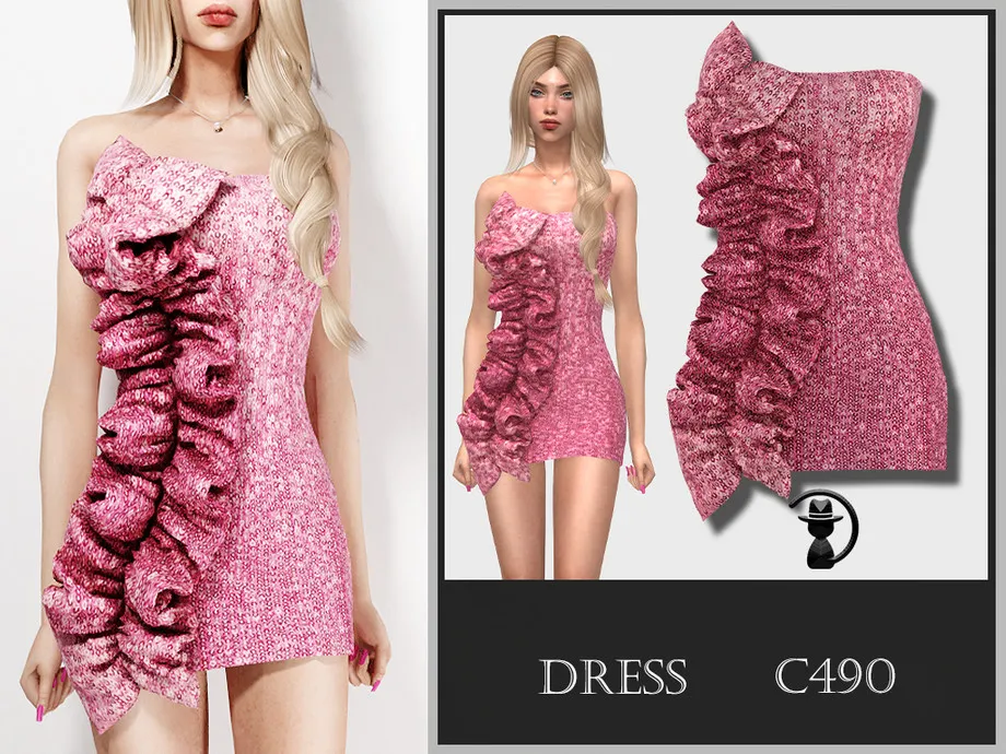 Dress C490
