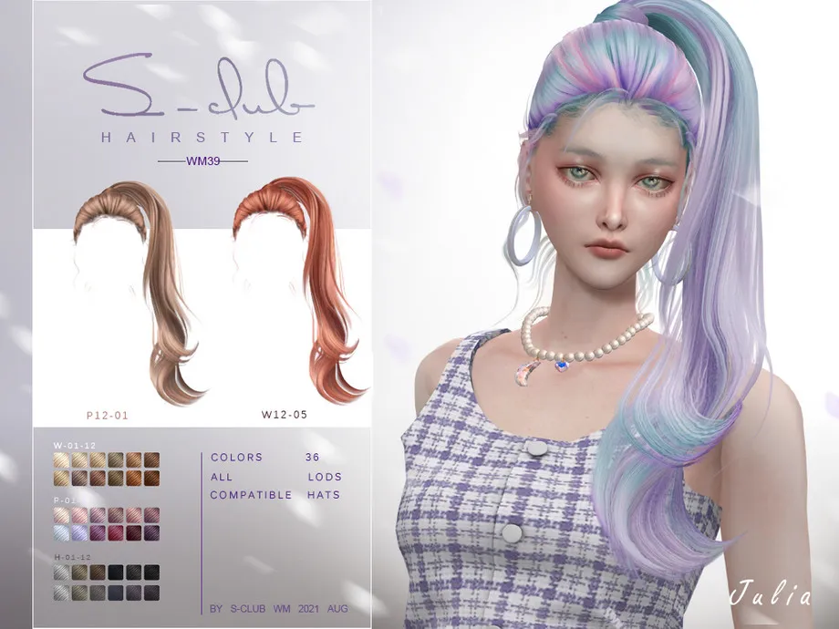 Ponytail hairstyle Julia by S-Club Update10082021