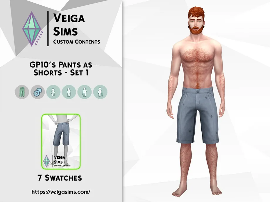GP10's Pants as Shorts - Set 1
