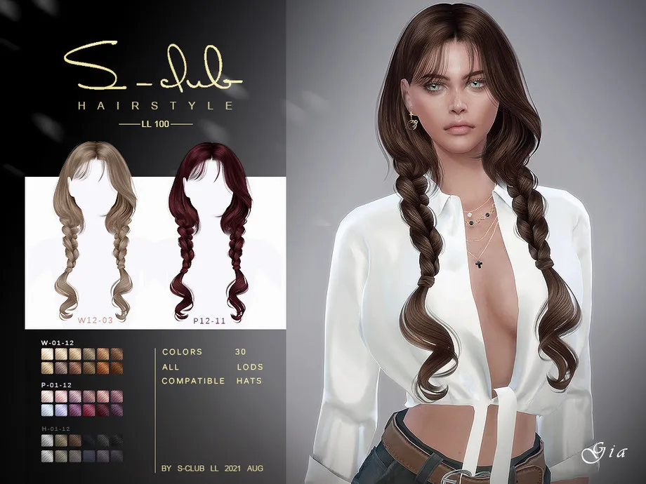 Braid hairstyle (Gia)  by S-Club