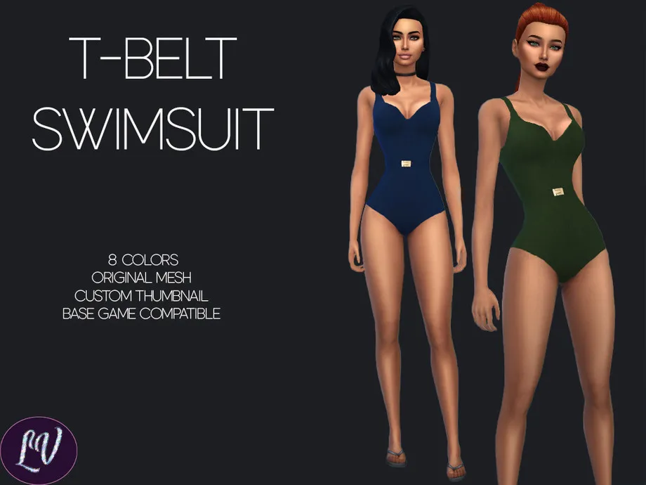 T-belt Swimsuit