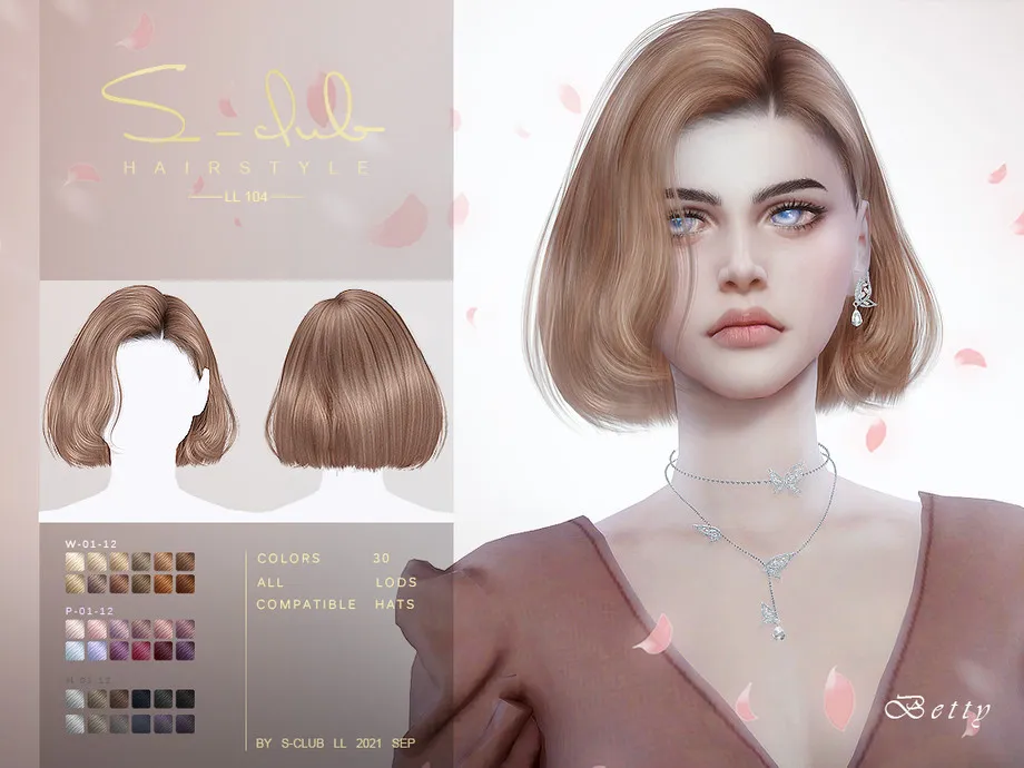Short Bob cut hair(Betty)  by S-Club
