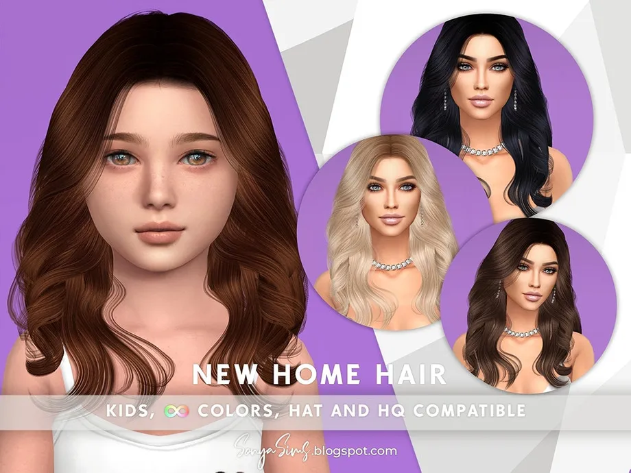 SonyaSims New Home Hair for KIDS