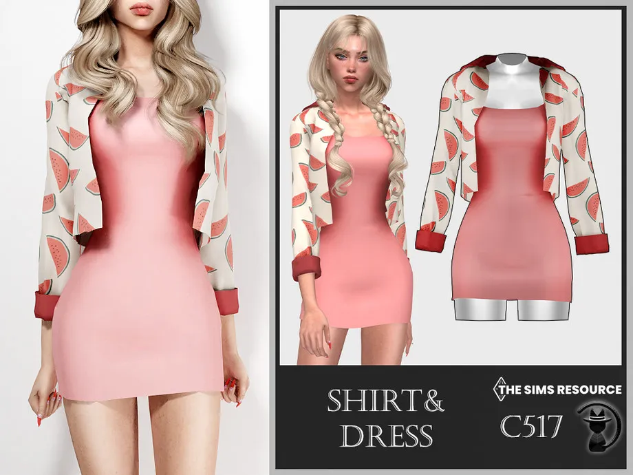 Shirt+Dress C517