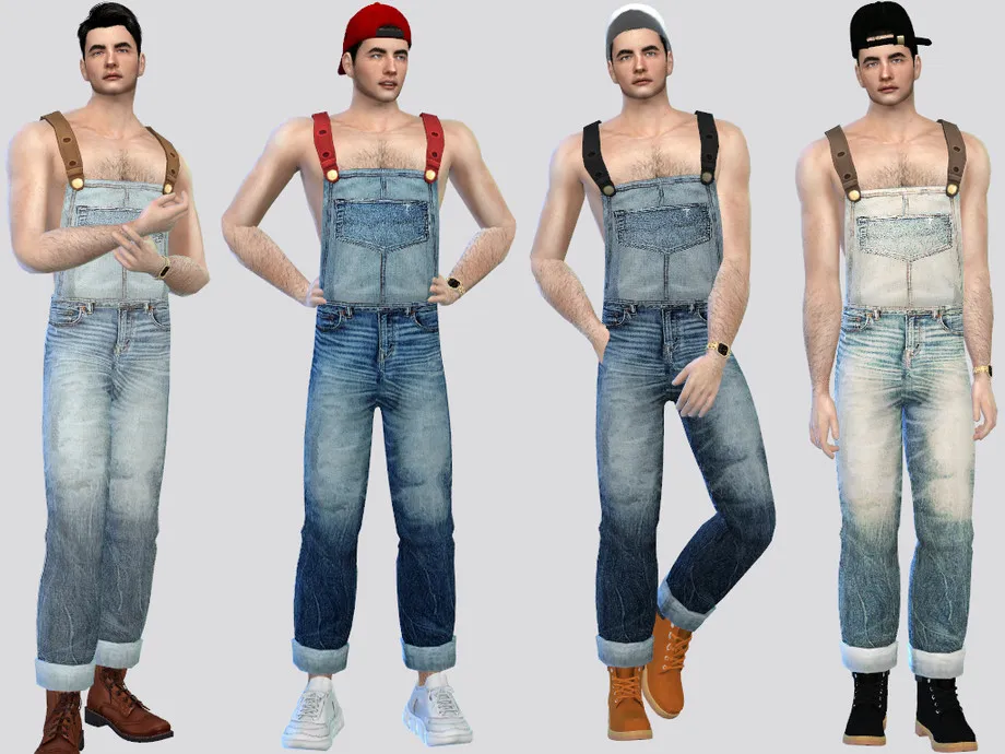 Denim Repair Jumpsuit